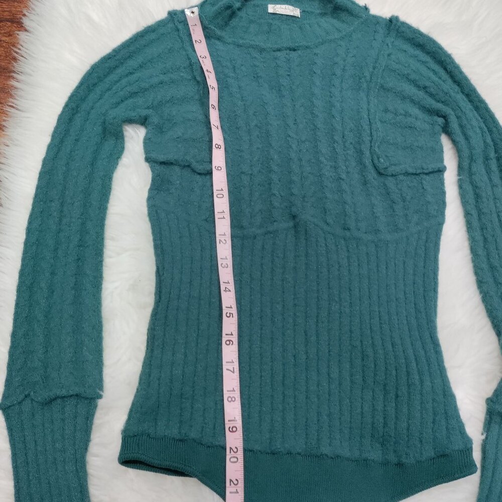 Free People Intimately Boho Keep Me Warm Knit Stretch Bodysuit Women's Small - Picture 12 of 14